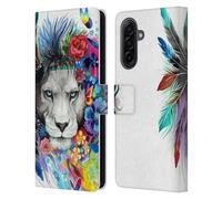 Head Case Designs Officially Licensed Pixie Cold King Of The Lions Cats Leather Wallet Case Compatible With Samsung Galaxy A17 4G / 5G
