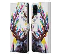 Head Case Designs Officially Licensed Pixie Cold Memories Animals Leather Wallet Case Compatible With Samsung Galaxy A07