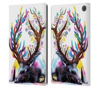 Head Case Designs Officially Licensed Pixie Cold Memories Animals Leather Wallet Case Compatible With Amazon Fire Max 11 2023