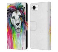 Head Case Designs Officially Licensed Pixie Cold Rainbow Mane Cats Leather Wallet Case Compatible With Apple iPhone 16e