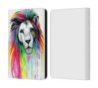 Head Case Designs Officially Licensed Pixie Cold Rainbow Mane Cats Leather Wallet Case Compatible With Amazon Kindle 11th Gen (2024)