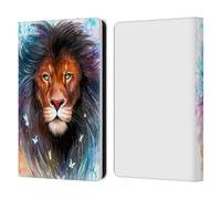 Head Case Designs Officially Licensed Pixie Cold Sacred King Cats Leather Wallet Case Compatible With Amazon Kindle Paperwhite 6