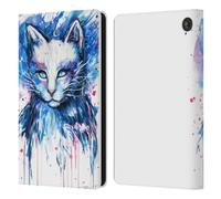 Head Case Designs Officially Licensed Pixie Cold Space Cats Leather Wallet Case Compatible With Amazon Fire 7 2022