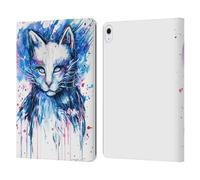 Head Case Designs Officially Licensed Pixie Cold Space Cats Leather Wallet Case Compatible With Apple iPad Air 13 2024/2025