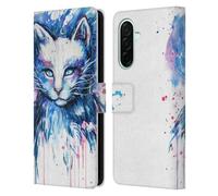 Head Case Designs Officially Licensed Pixie Cold Space Cats Leather Wallet Case Compatible With Samsung Galaxy A26 5G