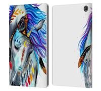 Head Case Designs Officially Licensed Pixie Cold Spirit Animals Leather Wallet Case Compatible With Amazon Fire Max 11 2023