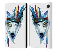 Head Case Designs Officially Licensed Pixie Cold Warrior Animals Leather Wallet Case Compatible With Amazon Fire 7 2022