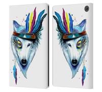 Head Case Designs Officially Licensed Pixie Cold Warrior Animals Leather Wallet Case Compatible With Amazon Fire Max 11 2023