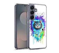 Head Case Designs Officially Licensed Pixie Cold We Are All Mad Here Cats Gel Case [Military Grade Protection] Compatible with Samsung Galaxy S25 and Compatible with MagSafe