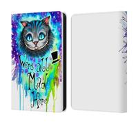 Head Case Designs Officially Licensed Pixie Cold We Are All Mad Here Cats Leather Wallet Case Compatible With Amazon Kindle 11th Gen 6in 2022