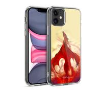Head Case Designs Officially Licensed Piya Wannachaiwong Mighty Dragons Of Fire Gel Case [Military Grade Protection] Compatible with Apple iPhone 11 and Compatible with MagSafe