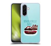 Head Case Designs Officially Licensed Planet Cat Black Forest Gato Puns Gel Case [Military Grade Protection] Compatible With Samsung Galaxy A36 5G