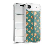 Head Case Designs Officially Licensed PLdesign Cool Fun Pizza Slices Teal Food Patterns Gel Case [Military Grade Protection] Compatible with Apple iPhone 17 Air and Compatible with MagSafe