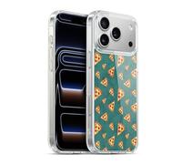 Head Case Designs Officially Licensed PLdesign Cool Fun Pizza Slices Teal Food Patterns Gel Case [Military Grade Protection] Compatible with Apple iPhone 17 Pro Max and Compatible with MagSafe