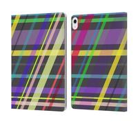 Head Case Designs Officially Licensed PLdesign Crossing Lines Geometric Leather Wallet Case Compatible With Apple iPad Air 13 2024/2025