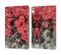 Head Case Designs Officially Licensed PLdesign Ivy Autumn Flowers And Leaves Leather Wallet Case Compatible With Apple iPad Air 13 2024/2025