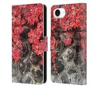 Head Case Designs Officially Licensed PLdesign Ivy Autumn Flowers And Leaves Leather Wallet Case Compatible With Apple iPhone 16e