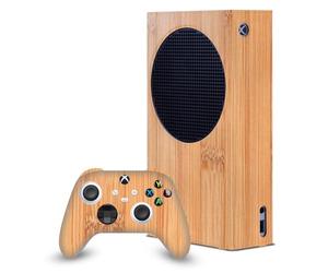 Head Case Designs Officially Licensed PLdesign Light Brown Bamboo Art Mix Game Console Wrap and Game Controller Skin Bundle Compatible With Xbox Series S Console & Controller Bundle