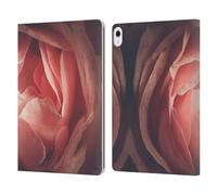 Head Case Designs Officially Licensed PLdesign Rose Blossom Flowers And Leaves Leather Wallet Case Compatible With Apple iPad Air 13 2024/2025