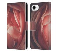 Head Case Designs Officially Licensed PLdesign Rose Blossom Flowers And Leaves Leather Wallet Case Compatible With Apple iPhone 16e