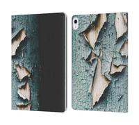 Head Case Designs Officially Licensed PLdesign Rustic Old Peeling Apart Wood And Rust Prints Leather Wallet Case Compatible With Apple iPad Air 13 2024/2025