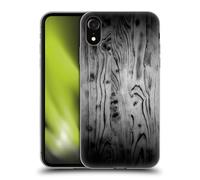 Head Case Designs Officially Licensed PLdesign Rustic Vintage Gray Burnt Wood Prints Gel Case [Military Grade Protection] Compatible With Apple iPhone XR