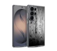 Head Case Designs Officially Licensed PLdesign Rustic Vintage Gray Burnt Wood Prints Gel Case [Military Grade Protection] Compatible with Samsung Galaxy S26 Ultra and Compatible with MagSafe