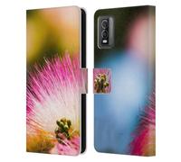 Head Case Designs Officially Licensed PLdesign Silk Tree Flowers And Leaves Leather Book Wallet Case Cover Compatible With Nokia C210