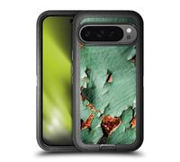 Head Case Designs Officially Licensed PLdesign Turquoise Brown Rusty Metal Wood And Rust Prints Ultra-Armoured Shockproof Case [Military Grade Protection] Compatible With Google Pixel 9 Pro XL