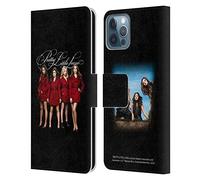 Head Case Designs Officially Licensed Pretty Little Liars Characters Graphics Leather Wallet Case Compatible With Apple iPhone 12 / iPhone 12 Pro