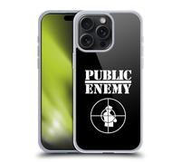 Head Case Designs Officially Licensed Public Enemy Logo Graphics Gel Case [Military Grade Protection] Compatible With Apple iPhone 15 Pro Max