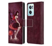 Head Case Designs Officially Licensed Rachel Anderson Amanita Muscaria Pixies Leather Book Wallet Case Cover Compatible With OnePlus Nord CE 2 5G