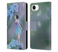 Head Case Designs Officially Licensed Rachel Anderson Forget Me Not Pixies Leather Wallet Case Compatible With Apple iPhone 16e