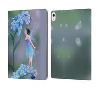 Head Case Designs Officially Licensed Rachel Anderson Forget Me Not Pixies Leather Wallet Case Compatible With Apple iPad Air 13 2024/2025