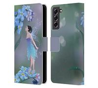 Head Case Designs Officially Licensed Rachel Anderson Forget Me Not Pixies Leather Wallet Case Compatible With Samsung Galaxy S21 FE 5G