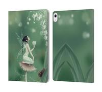 Head Case Designs Officially Licensed Rachel Anderson Lily Of The Valley Pixies Leather Wallet Case Compatible With Apple iPad Air 13 2024/2025