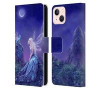 Head Case Designs Officially Licensed Rachel Anderson Luminescent Pixies Leather Wallet Case Compatible With Apple iPhone 13