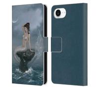 Head Case Designs Officially Licensed Rachel Anderson Mermaid Of The Stormy Seas Art Leather Wallet Case Compatible With Apple iPhone 16e