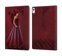 Head Case Designs Officially Licensed Rachel Anderson Queen Of Hearts Fairies Leather Wallet Case Compatible With Apple iPad Air 13 2024/2025
