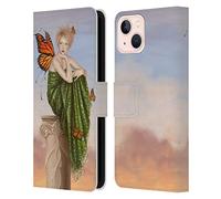 Head Case Designs Officially Licensed Rachel Anderson Sunrise Fairies Leather Wallet Case Compatible With Apple iPhone 13