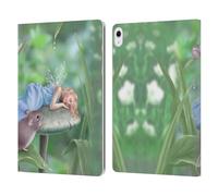 Head Case Designs Officially Licensed Rachel Anderson Sweet Dreams Pixies Leather Wallet Case Compatible With Apple iPad Air 13 2024/2025