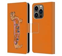 Head Case Designs Officially Licensed Rachel Caldwell Dachshund Animals 3 Leather Wallet Case Compatible With Apple iPhone 14 Pro