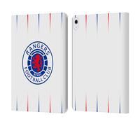 Head Case Designs Officially Licensed Rangers FC Away 2023/24 Kit Leather Wallet Case Compatible With Apple iPad Air 13 2024/2025