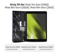 Head Case Designs Officially Licensed Rangers FC Connor Barron 2023/24 Players Home Kit Leather Wallet Case Compatible With Apple iPad 10.2 2019/2020/2021