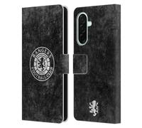Head Case Designs Officially Licensed Rangers FC Distressed Crest Leather Wallet Case Compatible With Samsung Galaxy A26 5G
