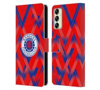 Head Case Designs Officially Licensed Rangers FC Fourth 2023/24 Kit Leather Wallet Case Compatible With Samsung Galaxy A14 5G