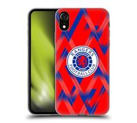 Head Case Designs Officially Licensed Rangers FC Fourth 2023/24 Kit Soft Gel Case [Military Grade Protection] Compatible With Apple iPhone XR