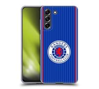 Head Case Designs Officially Licensed Rangers FC Home 2023/24 Kit Gel Case [Military Grade Protection] Compatible with Samsung Galaxy S21 FE 5G and Compatible with MagSafe