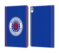 Head Case Designs Officially Licensed Rangers FC Home 2023/24 Kit Leather Wallet Case Compatible With Apple iPad Air 13 2024/2025