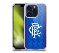 Head Case Designs Officially Licensed Rangers FC Home 2024/25 Kit Gel Case [Military Grade Protection] Compatible with Apple iPhone 15 Pro and Compatible with MagSafe
